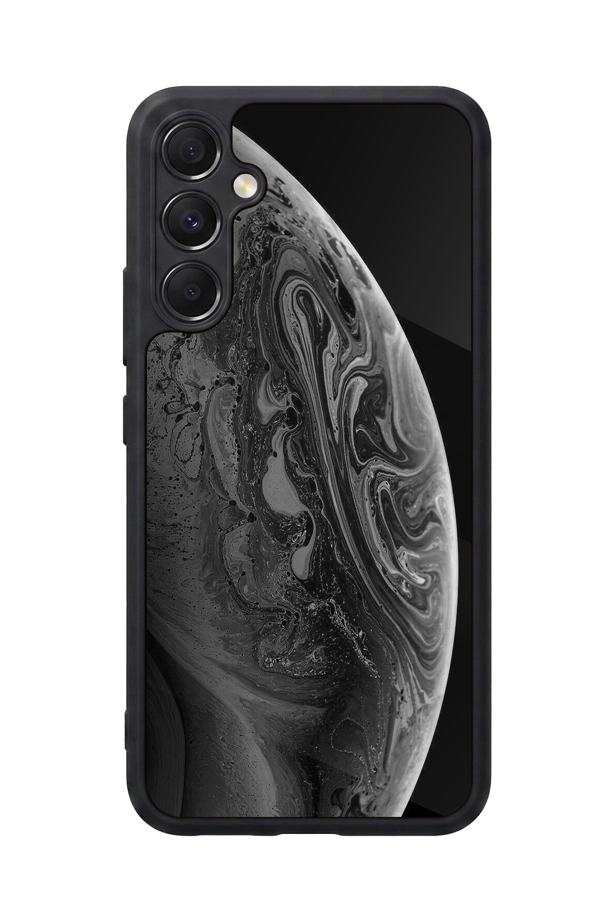 Samsung Galaxy M34 Uyumlu Ay Tasarımlı Glossy Premium Kılıf