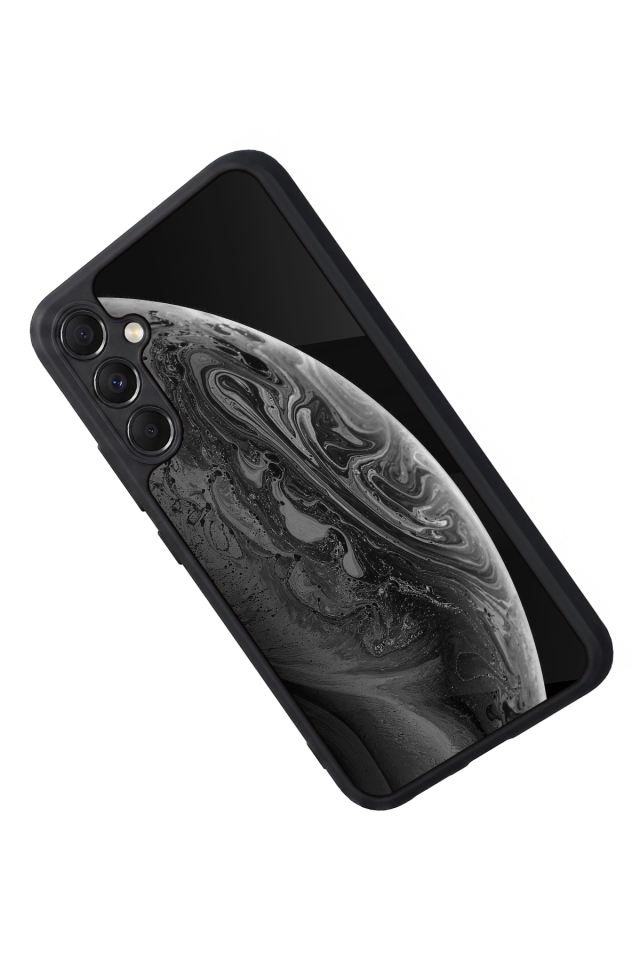 Samsung Galaxy M34 Uyumlu Ay Tasarımlı Glossy Premium Kılıf