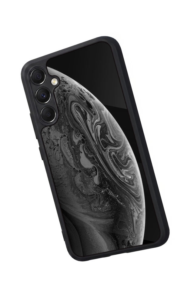 Samsung Galaxy M34 Uyumlu Ay Tasarımlı Glossy Premium Kılıf