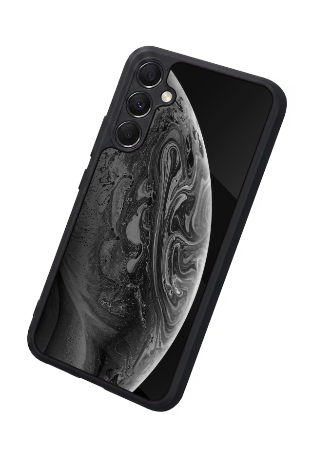 Samsung Galaxy M34 Uyumlu Ay Tasarımlı Glossy Premium Kılıf