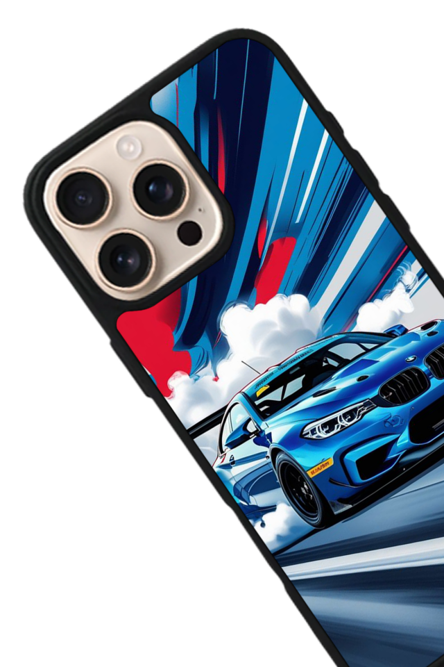 iPhone 16 Pro Max Uyumlu BMW Tasarımlı Glossy Premium Kılıf