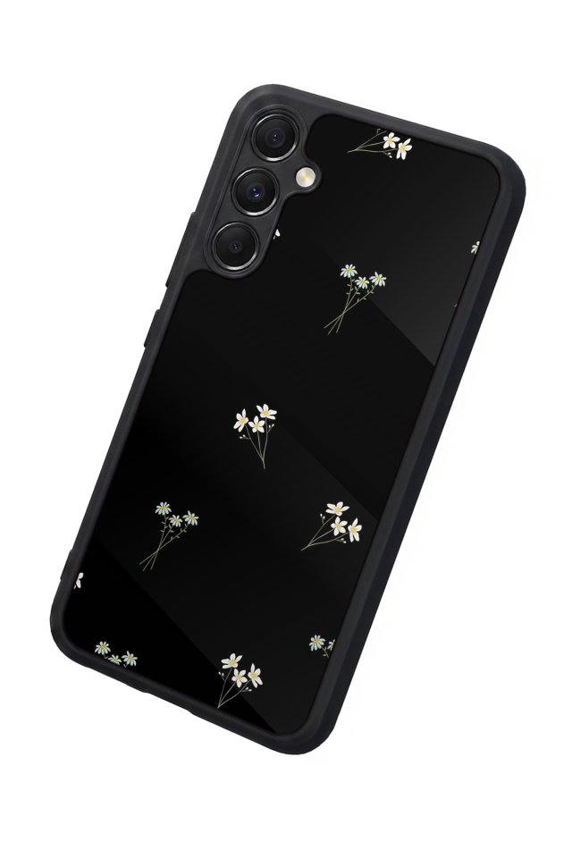 Samsung Galaxy A34 Uyumlu Cicek Tasarımlı Glossy Premium Kılıf