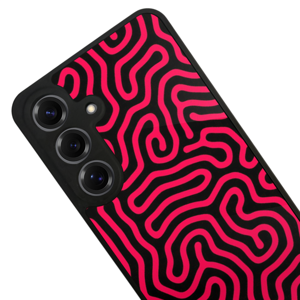 Samsung Galaxy S25 Uyumlu Çizgi Sanatı Tasarımlı Glossy Premium Kılıf