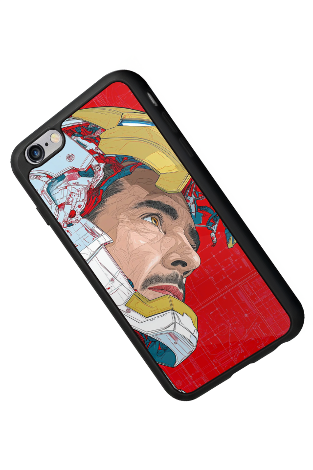 iPhone 6s Plus Uyumlu Iron Man ( Demir Adam ) Tasarımlı Glossy Premium Kılıf