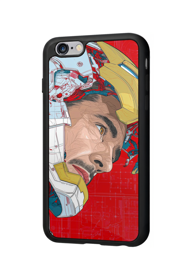 iPhone 6s Plus Uyumlu Iron Man ( Demir Adam ) Tasarımlı Glossy Premium Kılıf