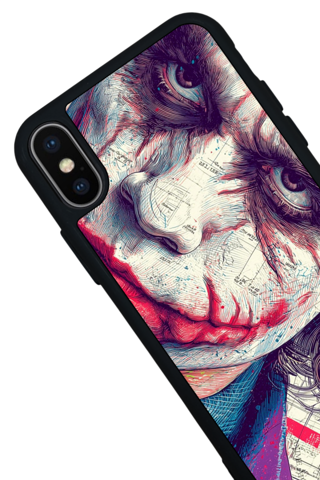 iPhone XS Max Uyumlu Joker Tasarımlı Glossy Premium Kılıf