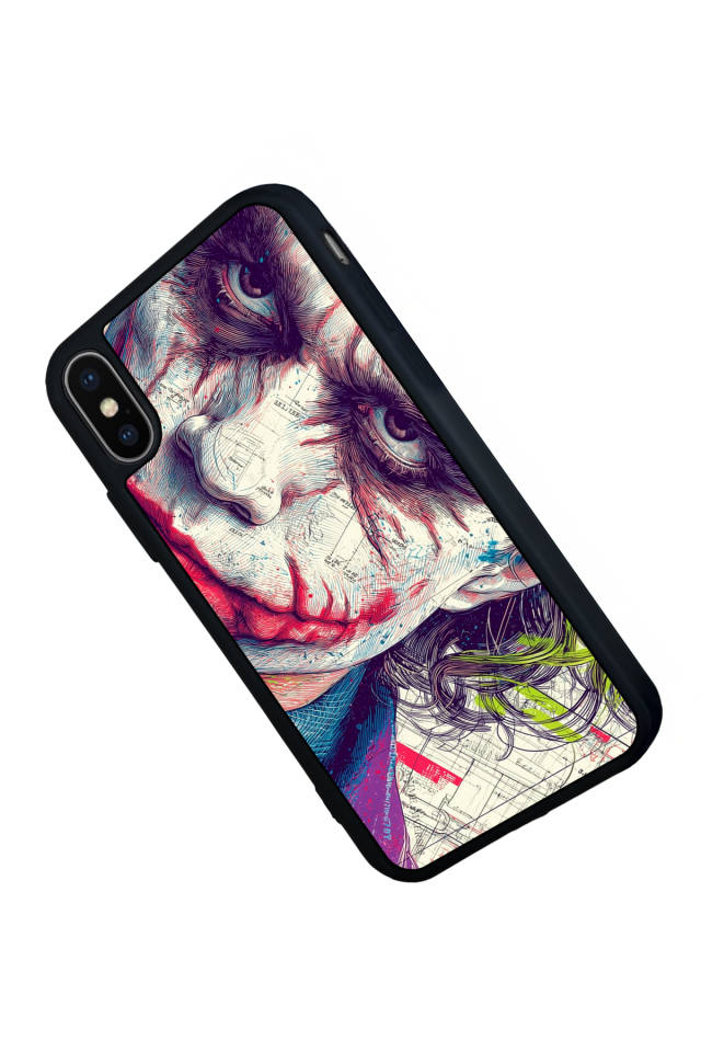 iPhone XS Max Uyumlu Joker Tasarımlı Glossy Premium Kılıf