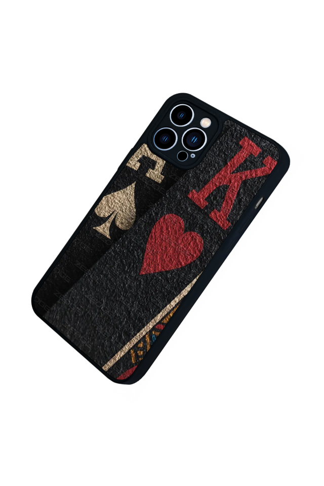 iPhone 13 Pro Max Uyumlu Kart Tasarımlı Glossy Premium Kılıf