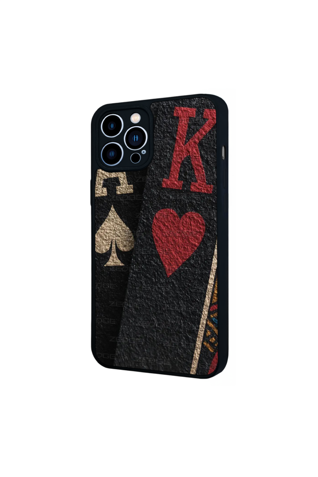 iPhone 13 Pro Max Uyumlu Kart Tasarımlı Glossy Premium Kılıf