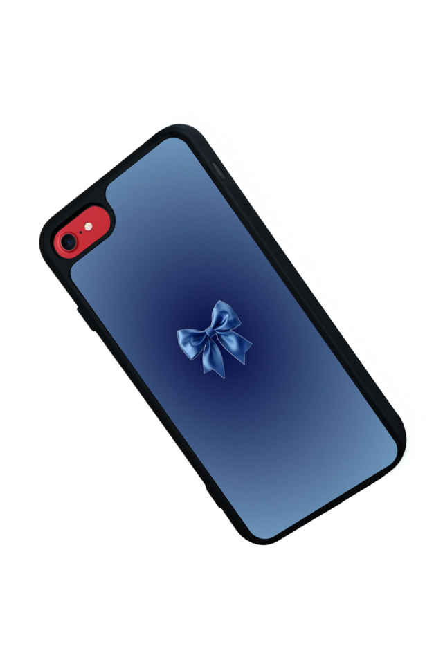 iPhone 7 Uyumlu Kurdele Tasarımlı Glossy Premium Kılıf