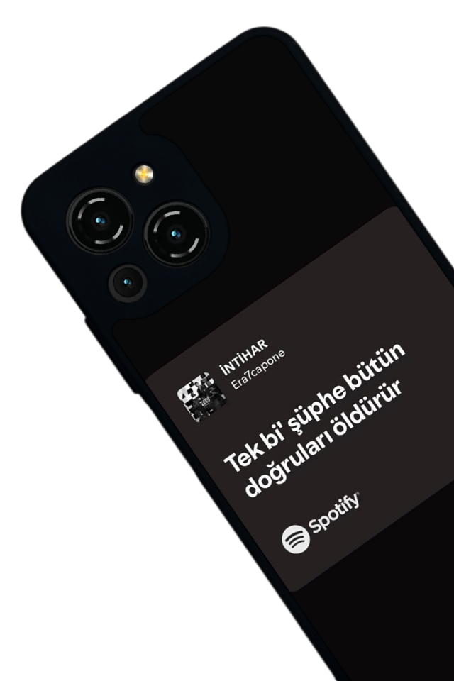 Reeder S23 Pro Max Uyumlu Sarki Sozleri Tasarımlı Glossy Premium Kılıf