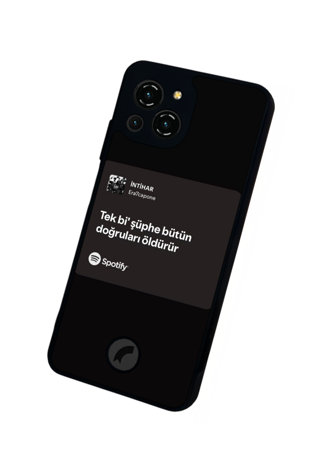 Reeder S23 Pro Max Uyumlu Sarki Sozleri Tasarımlı Glossy Premium Kılıf