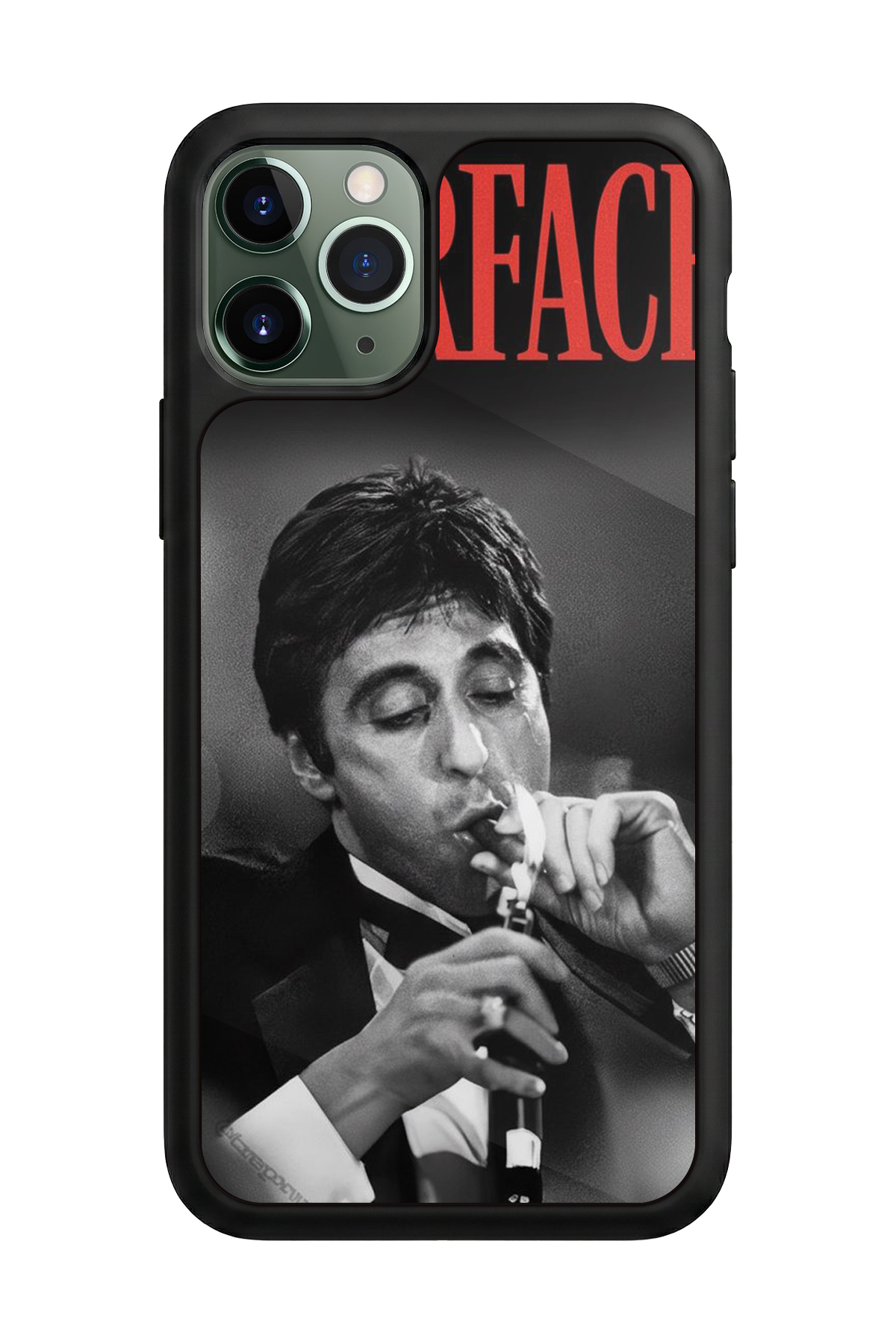 iPhone 11 Pro Max Uyumlu Scarface Tasarımlı Glossy Premium Kılıf