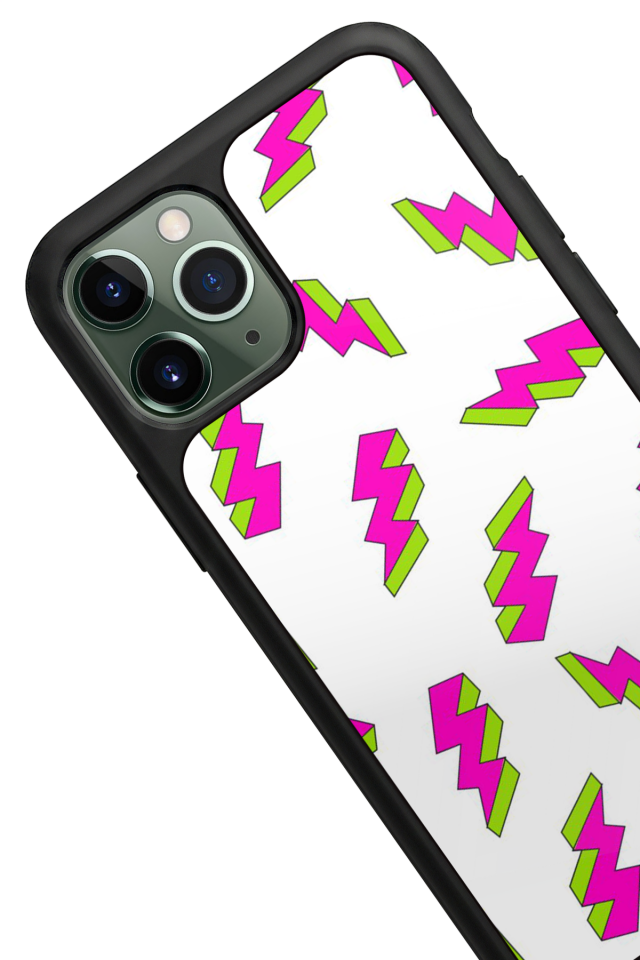 iPhone 11 Pro Max Uyumlu Simsek Tasarımlı Glossy Premium Kılıf