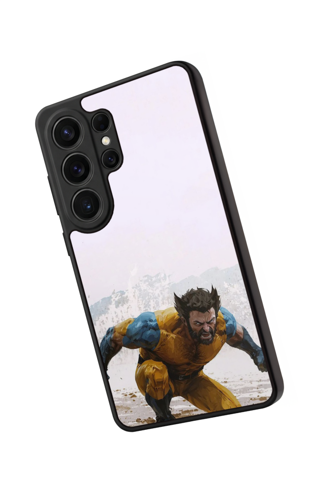 Samsung Galaxy S26 Ultra Uyumlu Wolverine Tasarımlı Glossy Premium Kılıf