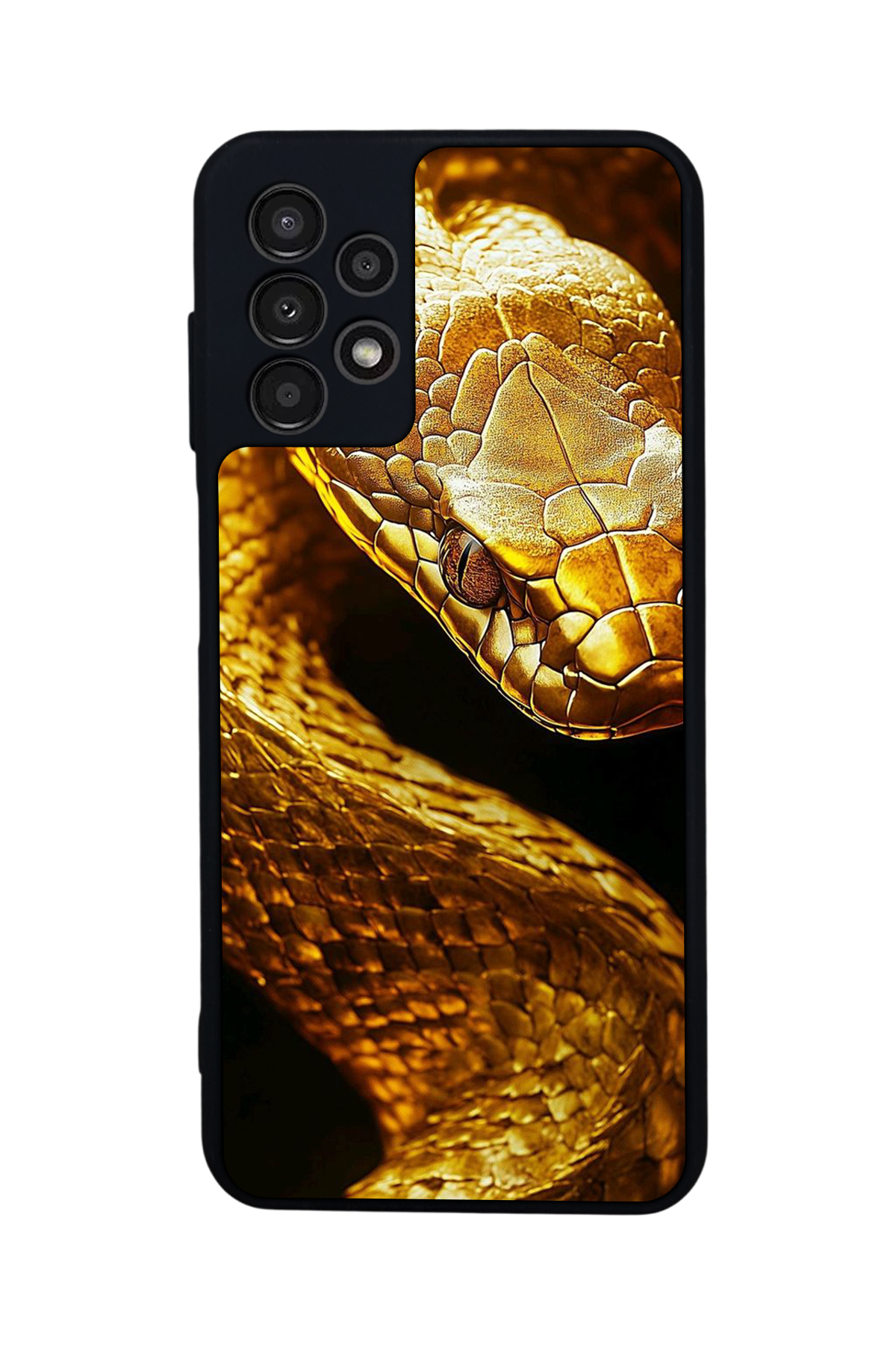 Samsung Galaxy A13 Uyumlu Yılan Tasarımlı Glossy Premium Kılıf