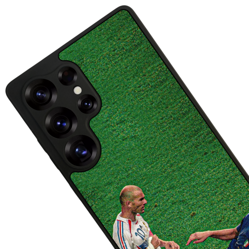 Samsung Galaxy S25 Ultra Uyumlu Zidane Tasarımlı Glossy Premium Kılıf