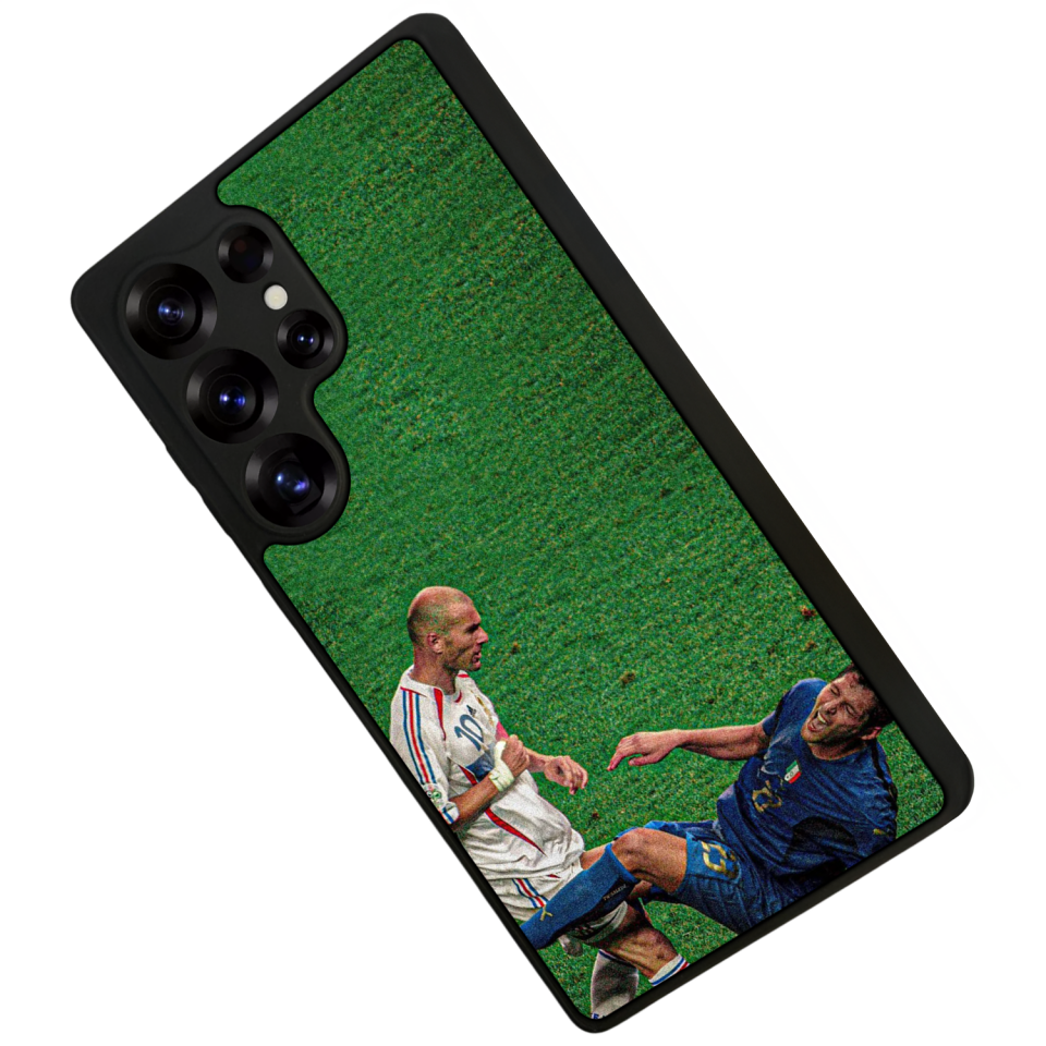 Samsung Galaxy S25 Ultra Uyumlu Zidane Tasarımlı Glossy Premium Kılıf
