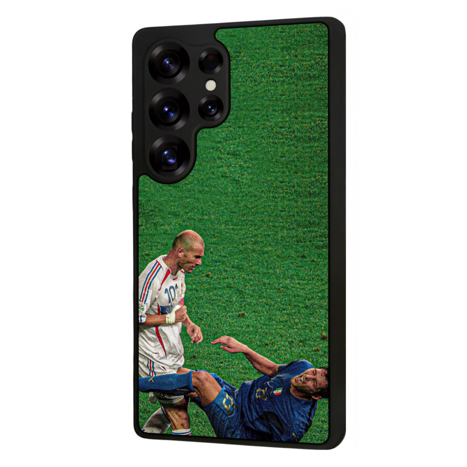 Samsung Galaxy S25 Ultra Uyumlu Zidane Tasarımlı Glossy Premium Kılıf