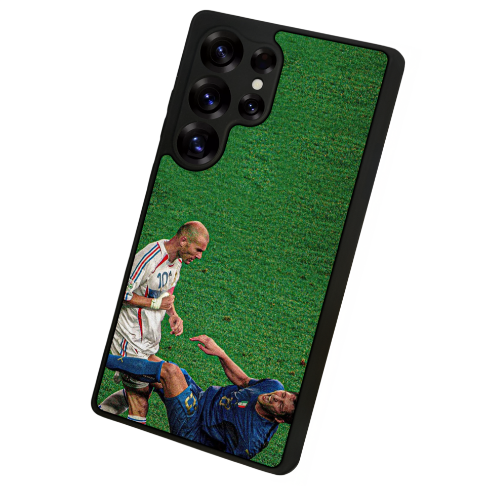 Samsung Galaxy S25 Ultra Uyumlu Zidane Tasarımlı Glossy Premium Kılıf