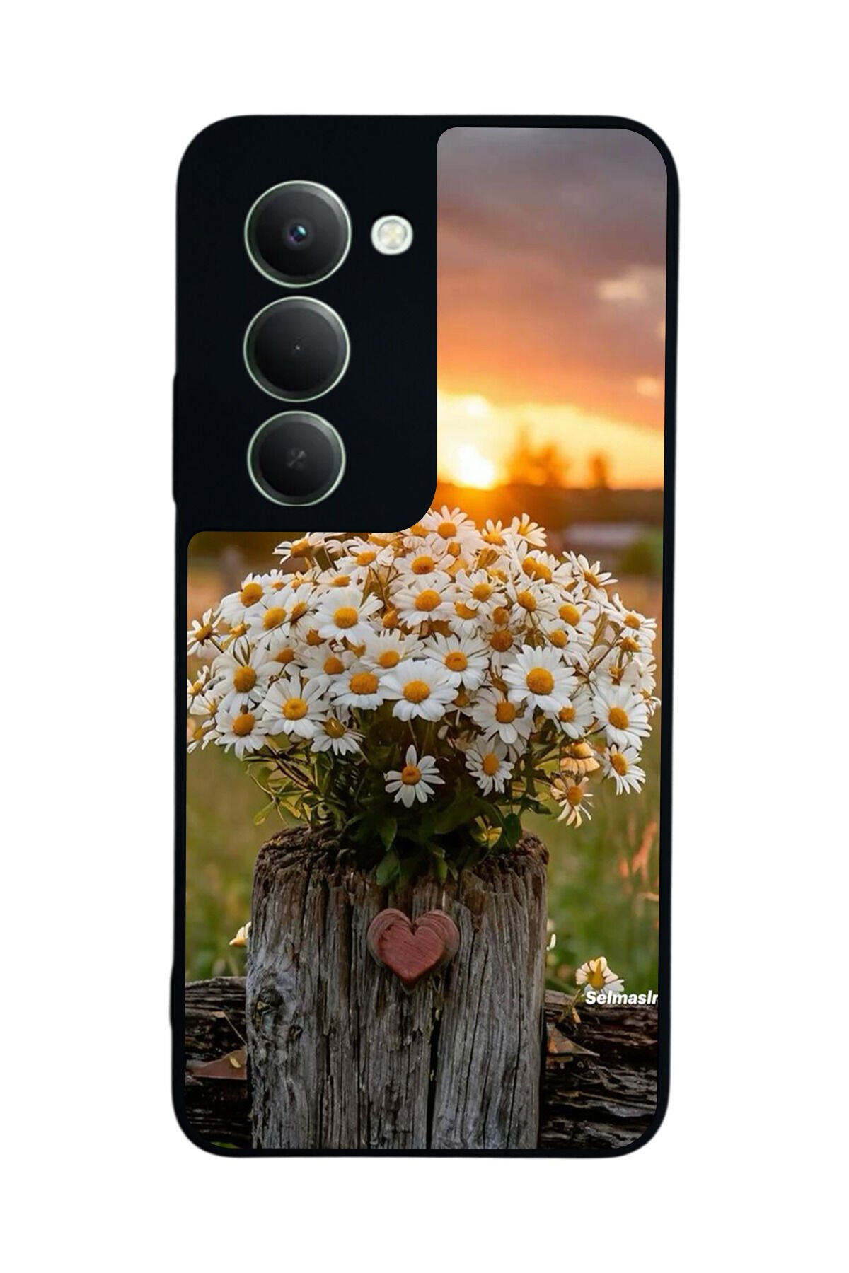 Xiaomi Redmi 15 5G Uyumlu Cicek Tasarımlı Glossy Premium Kılıf