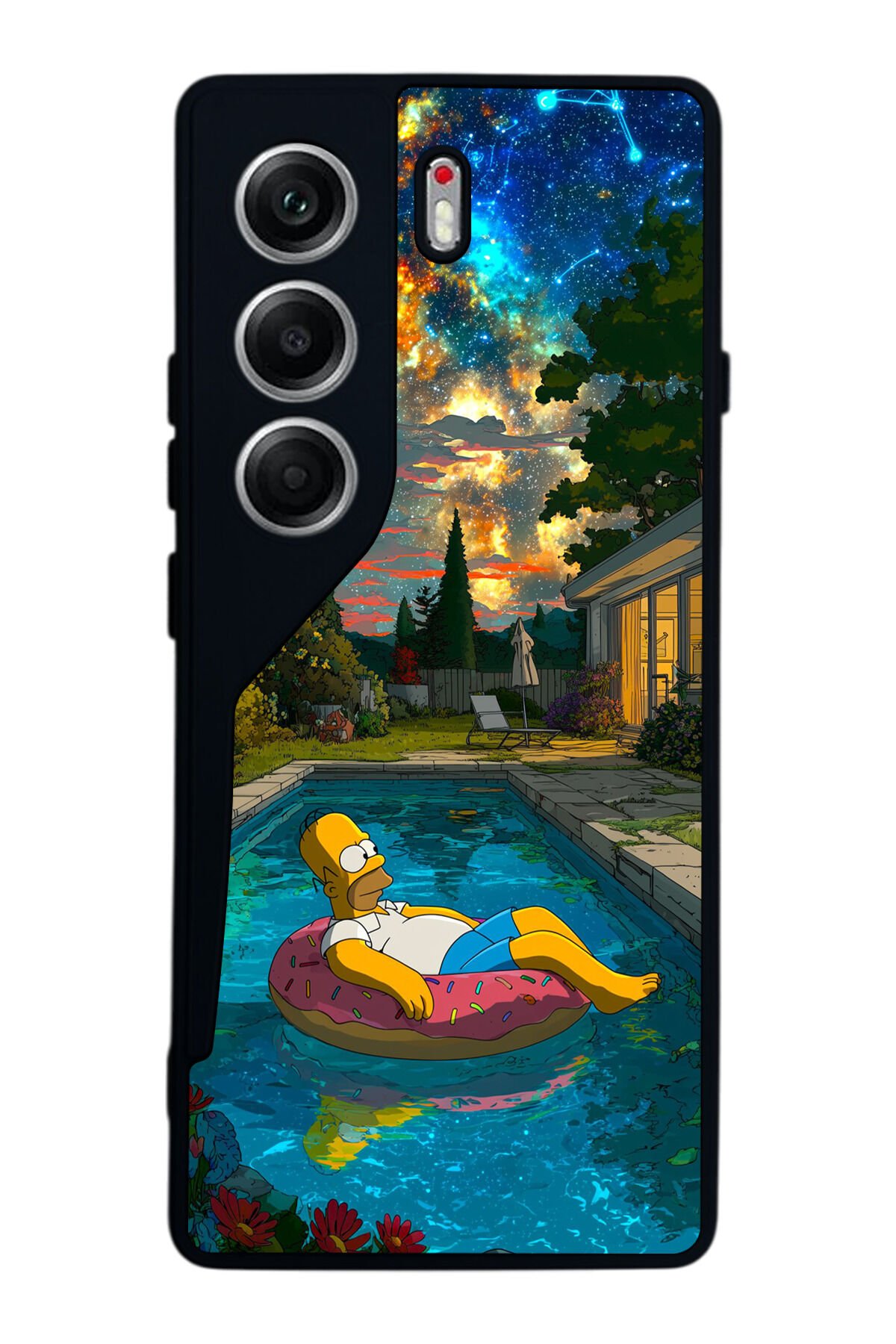 Tecno Camon 40 Uyumlu The Simpsons Tasarımlı Glossy Premium Kılıf