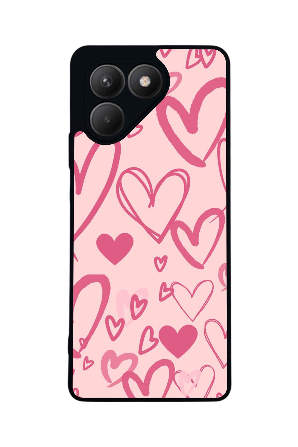 Tecno Pova 7 Mat Uyumlu Siyah Kılıf – Yumuşak Silikon, Koruyucu, Şok Emici Kapak