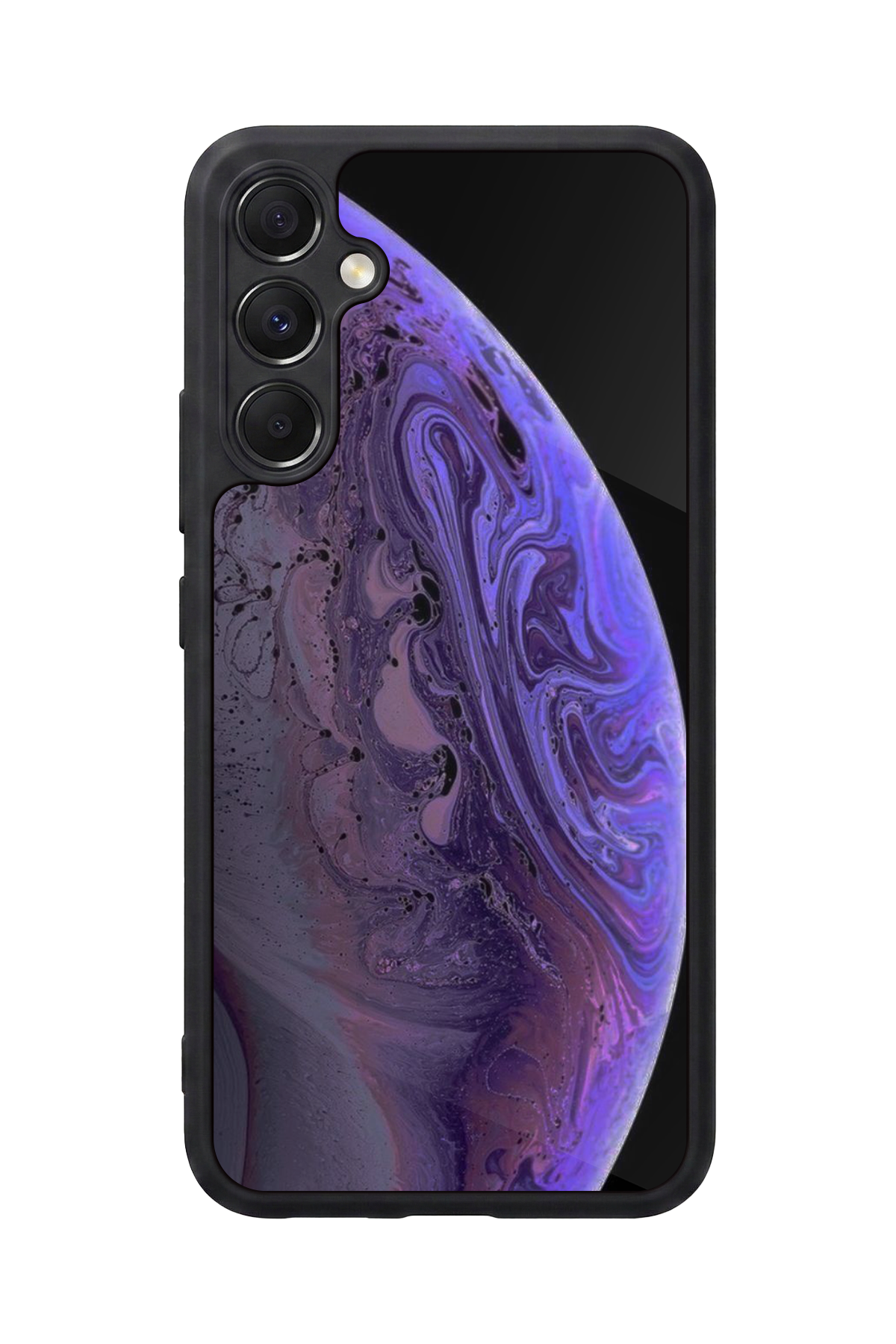 Samsung Galaxy M34 Uyumlu Ay Tasarımlı Glossy Premium Kılıf