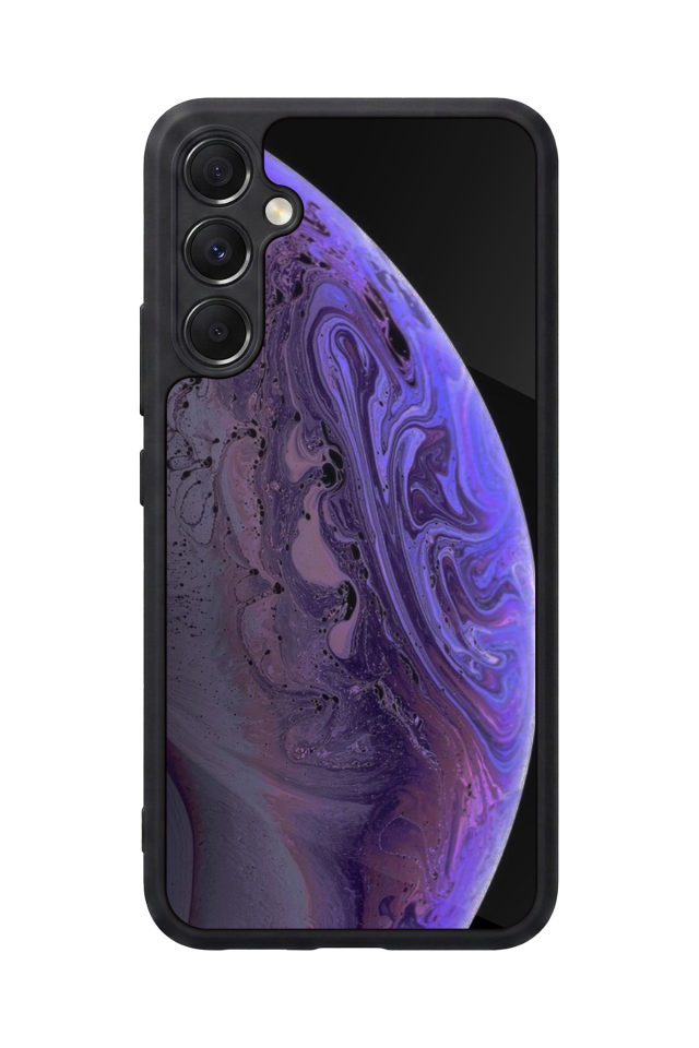 Samsung Galaxy M34 Uyumlu Ay Tasarımlı Glossy Premium Kılıf