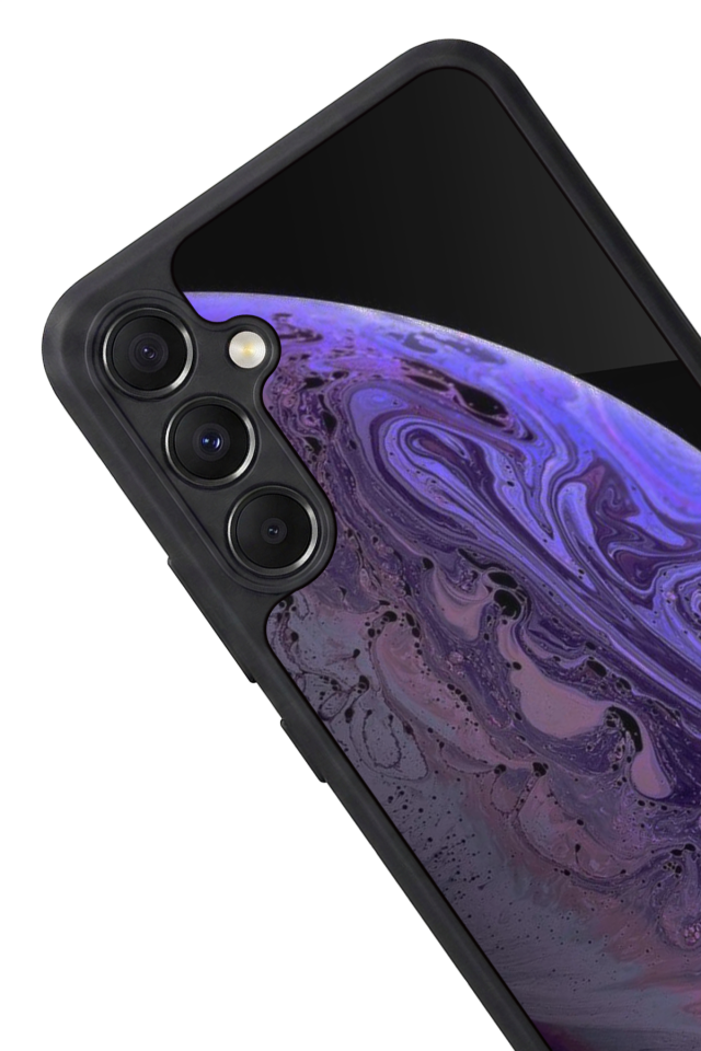 Samsung Galaxy M34 Uyumlu Ay Tasarımlı Glossy Premium Kılıf