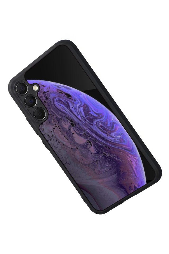 Samsung Galaxy M34 Uyumlu Ay Tasarımlı Glossy Premium Kılıf