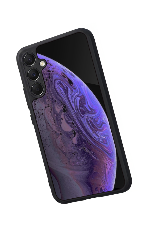 Samsung Galaxy M34 Uyumlu Ay Tasarımlı Glossy Premium Kılıf