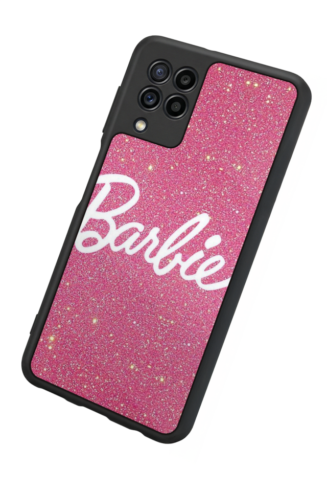 Samsung Galaxy M32 Uyumlu Barbie Tasarımlı Glossy Premium Kılıf