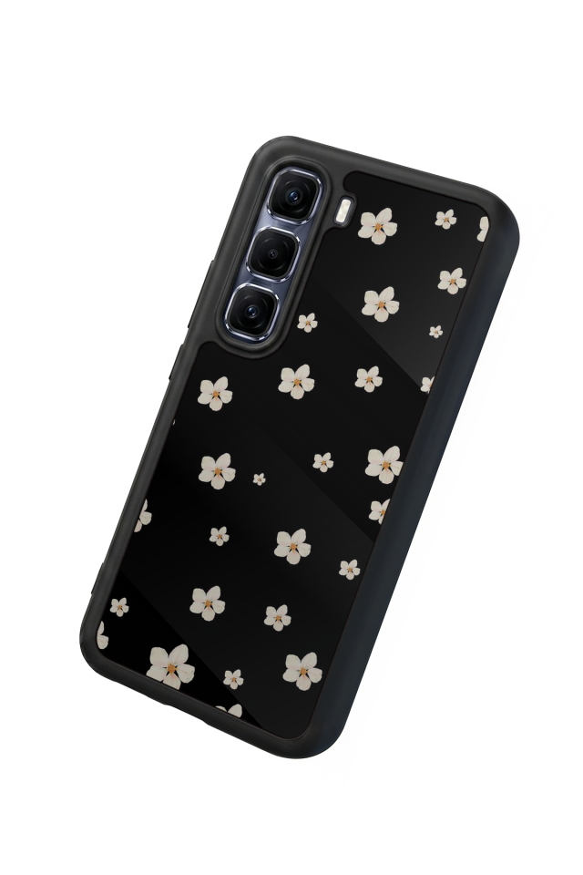 Infinix Hot 60 Pro Plus Uyumlu Cicek Tasarımlı Glossy Premium Kılıf