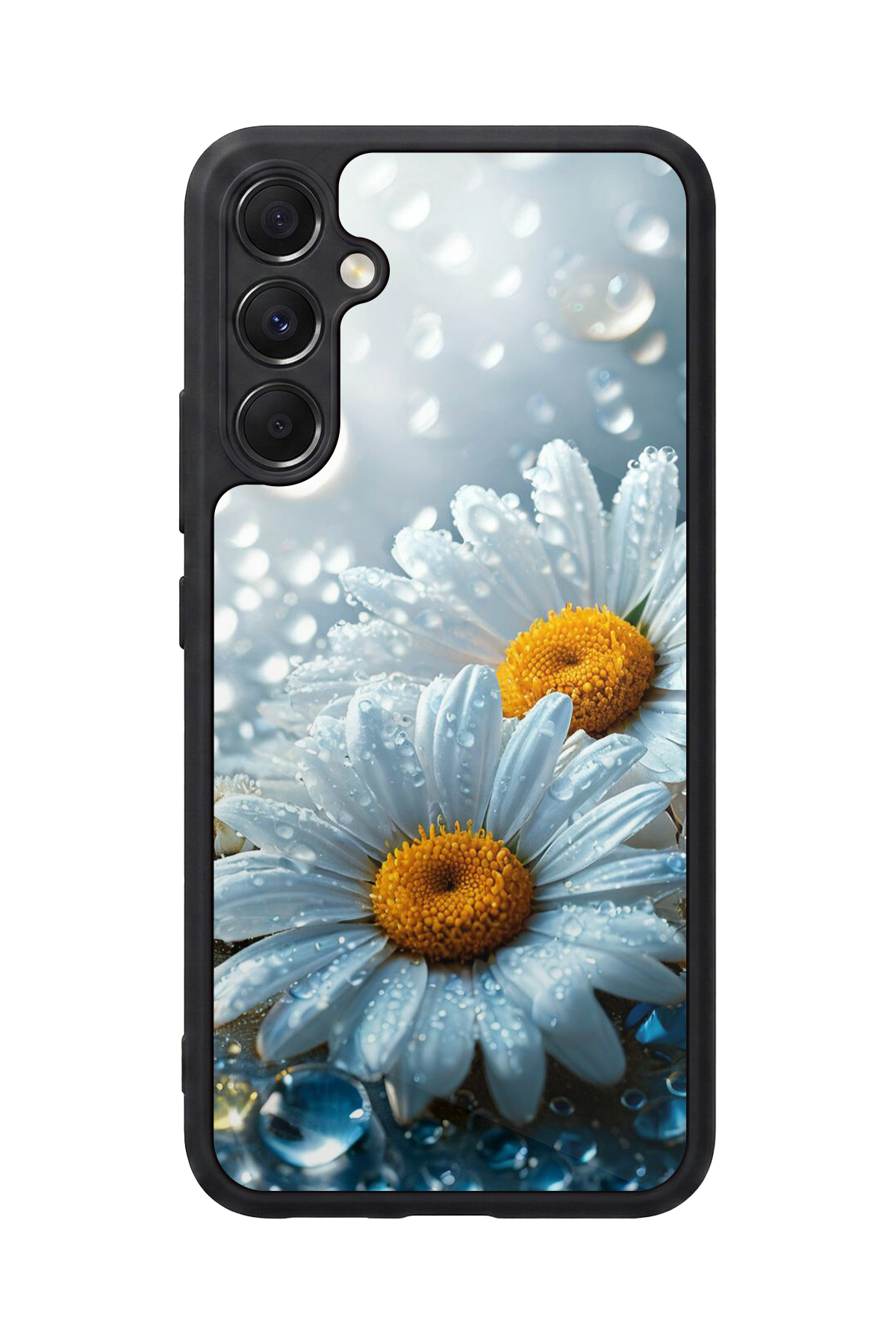 Samsung Galaxy A34 Uyumlu Cicek Tasarımlı Glossy Premium Kılıf