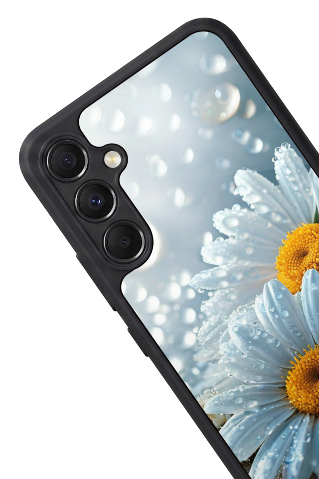 Samsung Galaxy A34 Uyumlu Cicek Tasarımlı Glossy Premium Kılıf