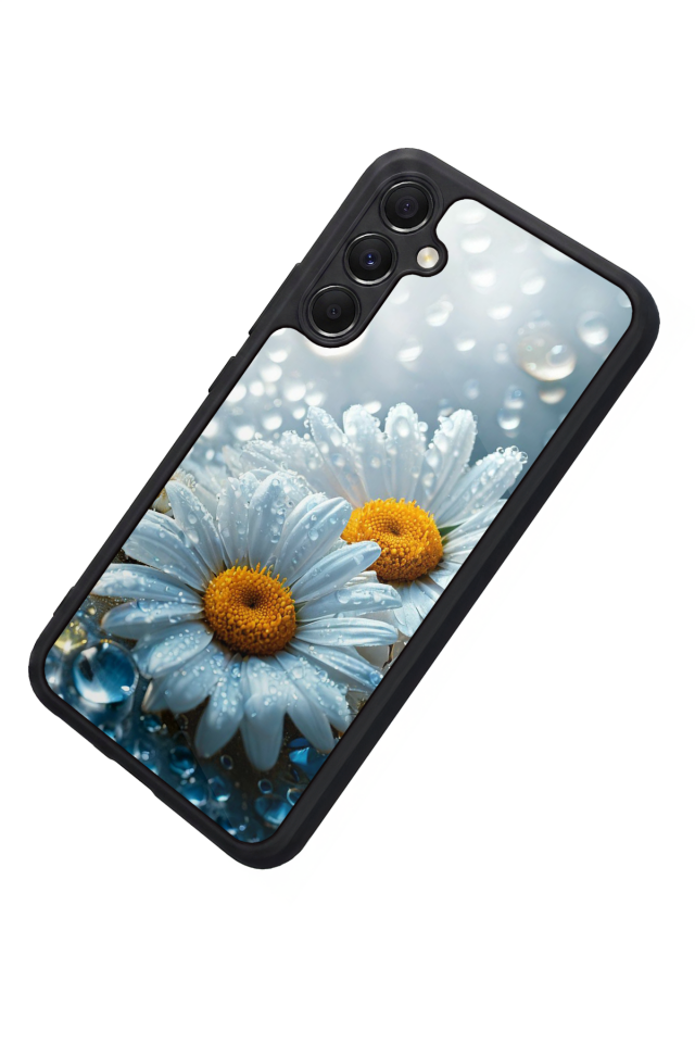 Samsung Galaxy A34 Uyumlu Cicek Tasarımlı Glossy Premium Kılıf