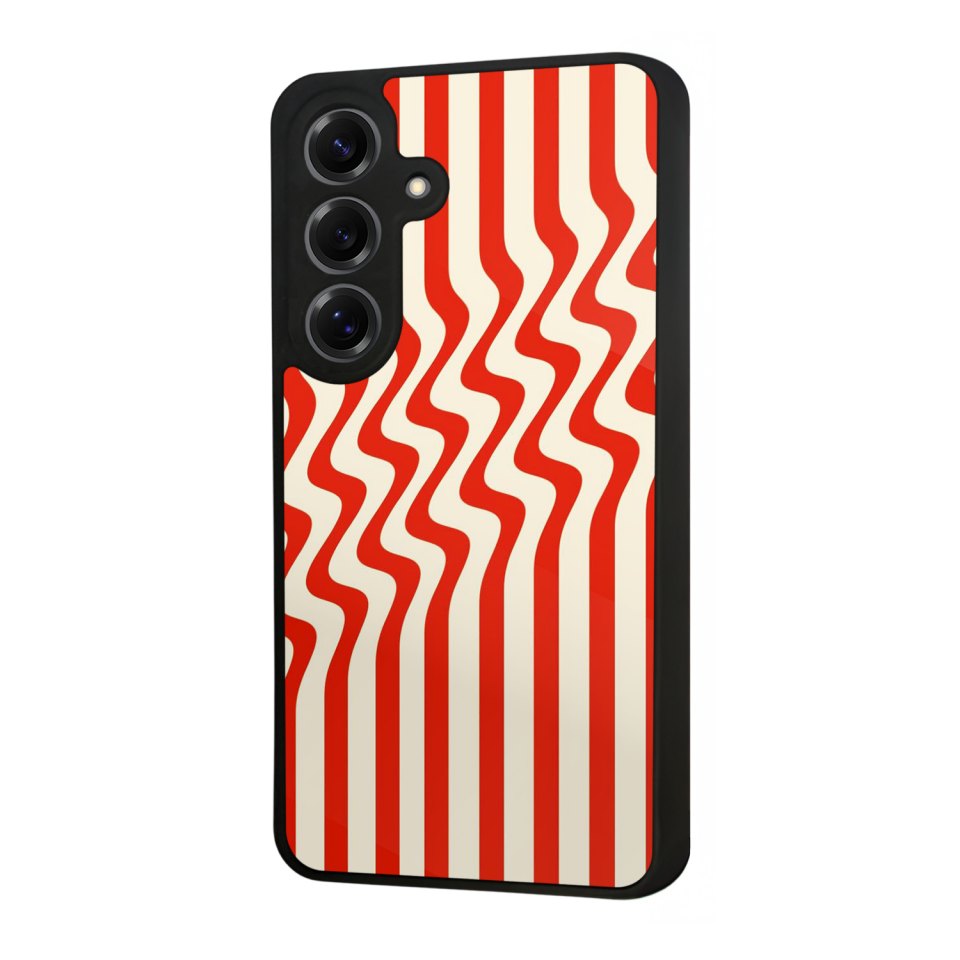 Samsung Galaxy S25 Uyumlu Çizgi Sanatı Tasarımlı Glossy Premium Kılıf