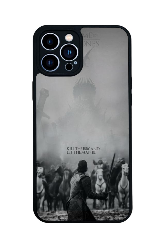 iPhone 12 Pro Max Uyumlu GameOfThrones Tasarımlı Glossy Premium Kılıf