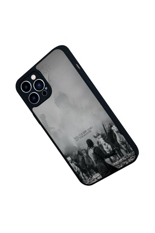 iPhone 12 Pro Max Uyumlu GameOfThrones Tasarımlı Glossy Premium Kılıf