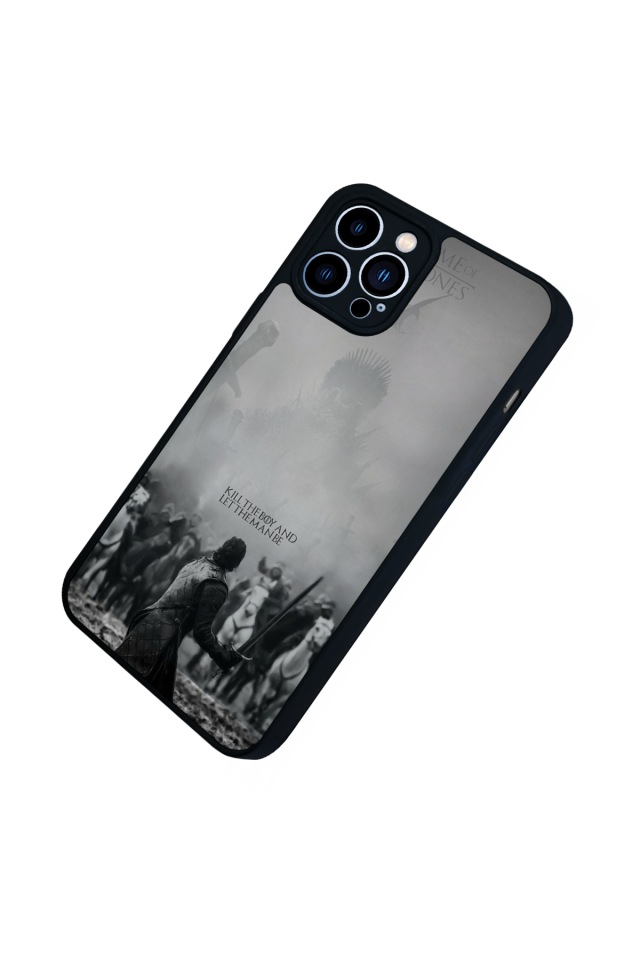 iPhone 12 Pro Max Uyumlu GameOfThrones Tasarımlı Glossy Premium Kılıf