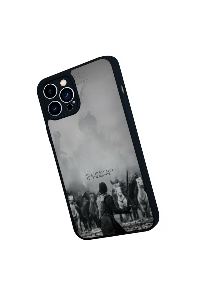 iPhone 12 Pro Max Uyumlu GameOfThrones Tasarımlı Glossy Premium Kılıf