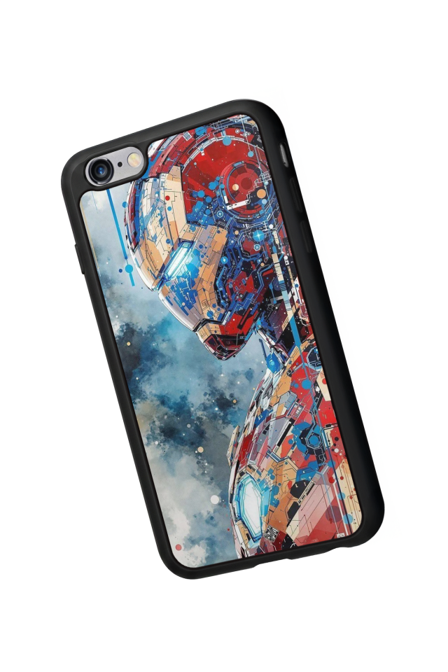 iPhone 6s Plus Uyumlu Iron Man ( Demir Adam ) Tasarımlı Glossy Premium Kılıf