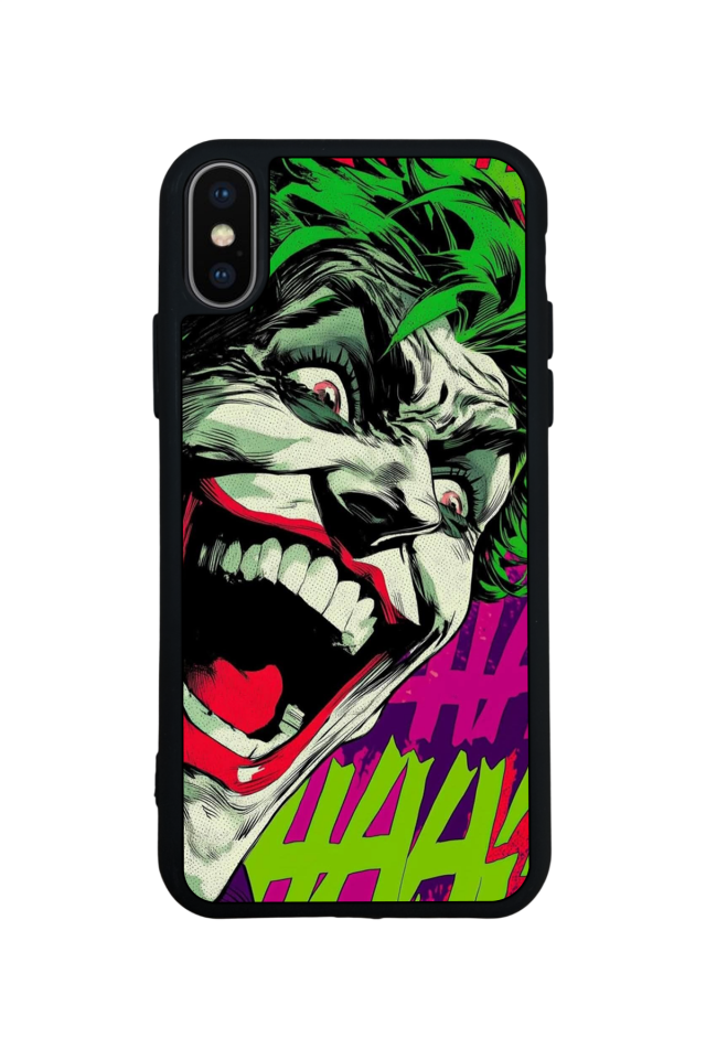 iPhone XS Max Uyumlu Joker Tasarımlı Glossy Premium Kılıf