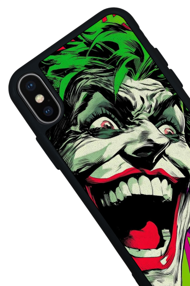 iPhone XS Max Uyumlu Joker Tasarımlı Glossy Premium Kılıf