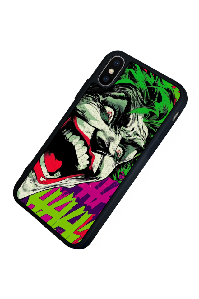 iPhone XS Max Uyumlu Joker Tasarımlı Glossy Premium Kılıf