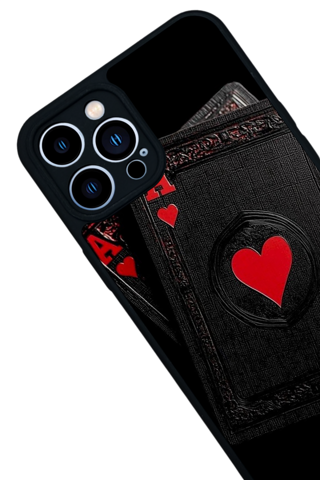 iPhone 13 Pro Max Uyumlu Kart Tasarımlı Glossy Premium Kılıf