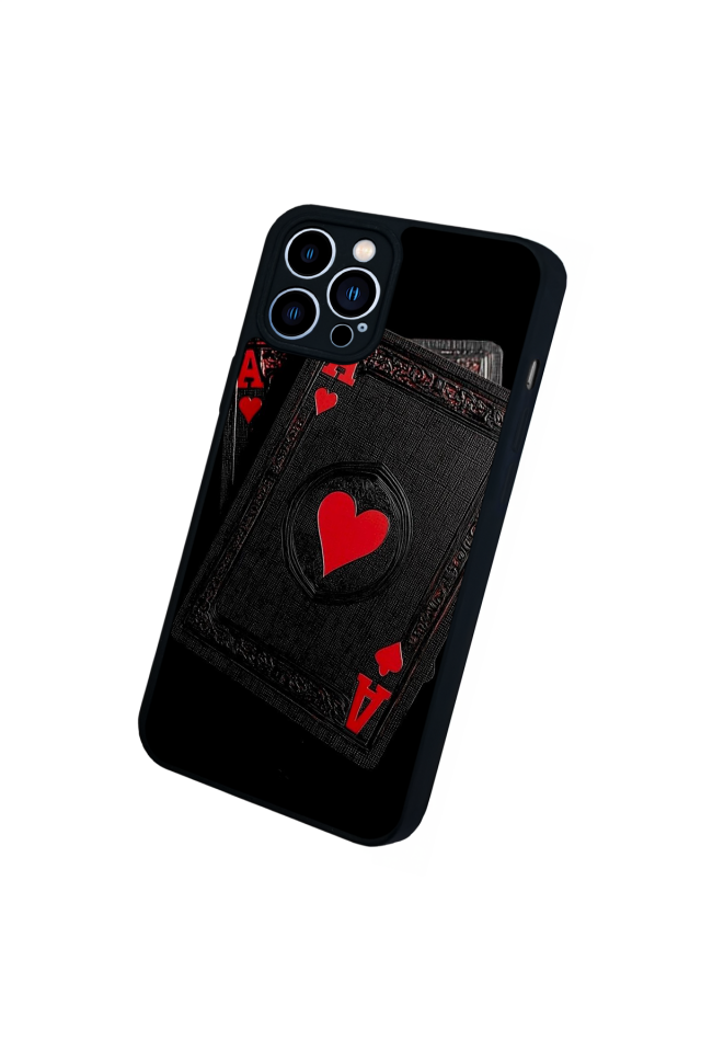 iPhone 13 Pro Max Uyumlu Kart Tasarımlı Glossy Premium Kılıf