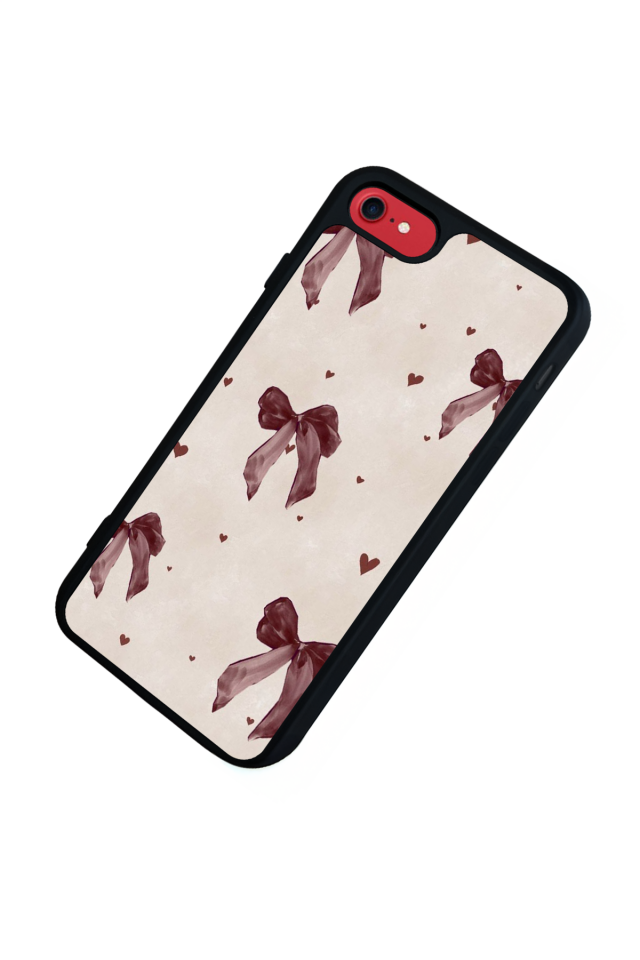 iPhone 7 Uyumlu Kurdele Tasarımlı Glossy Premium Kılıf