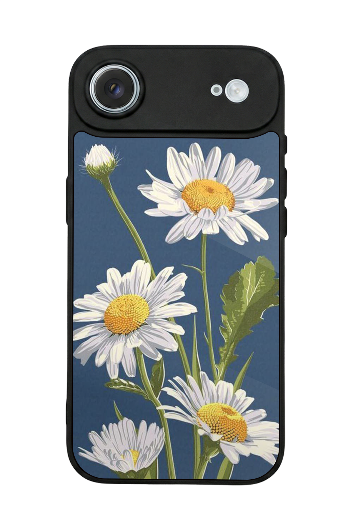 iPhone 17 Air Uyumlu Papatya Tasarımlı Glossy Premium Kılıf